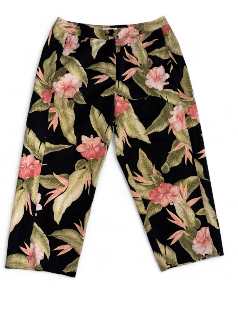 Tommy Bahama Black Tropical Floral Pants